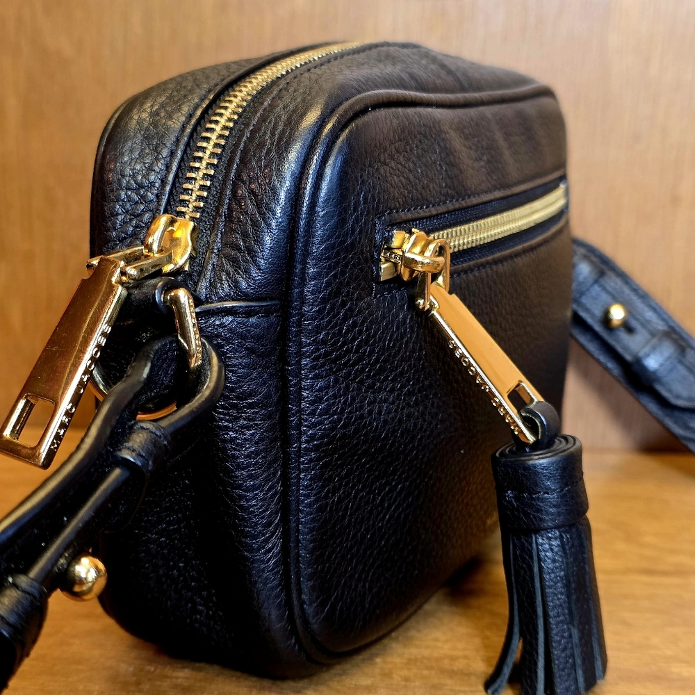 VINTAGE MARC JACOBS NEW YORK ZOOM CROSSBODY LEATHER BAG - Picture 4 of 16